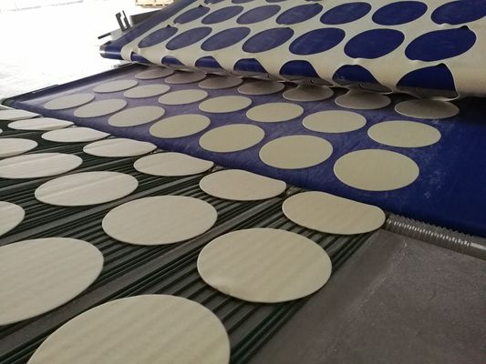 capacité Pita Bread Production Line With de 12000 PCs/heure mélangeur de la pâte de volume de 200 kilogrammes