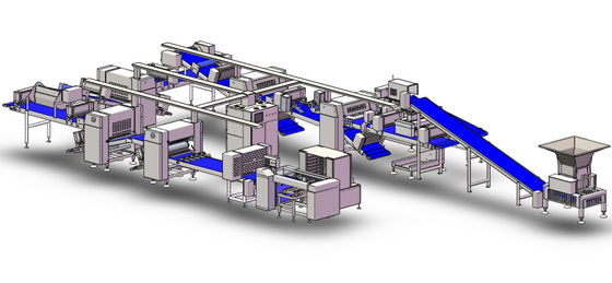 acheter Chaîne de production élevée de fabricant de croissant de l'automation G850 avec la capacité industrielle fabrication en ligne