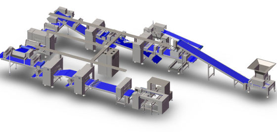 acheter Machine industrielle de fabricant de pain, équipement de fabrication de pain avec la solution de alimentation fabrication en ligne