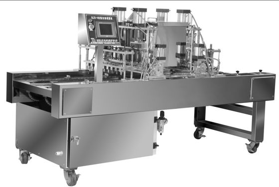 acheter Déposant commandé de la pâte de biscuit de PLC, machine industrielle de déposant de la pâte fabrication en ligne