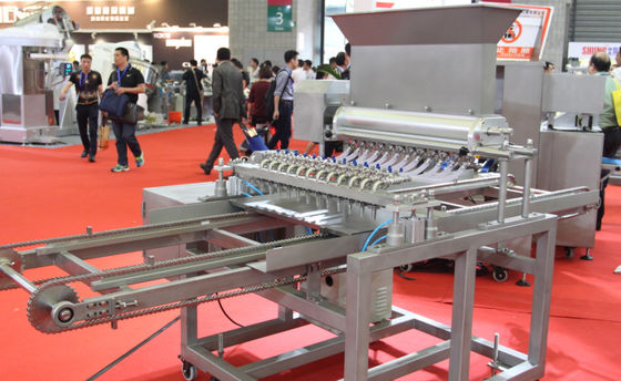 acheter La structure robuste de machine de déposant de biscuits de rendement élevé facile fonctionnent avec 12 becs fabrication en ligne