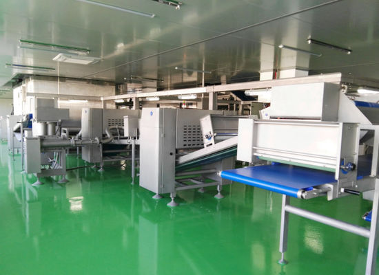 acheter La machine automatique de lamineur de la pâte de pâtisserie de tunnel de congélation de -40℃ pour le croissant et le sasuage roulent fabrication en ligne