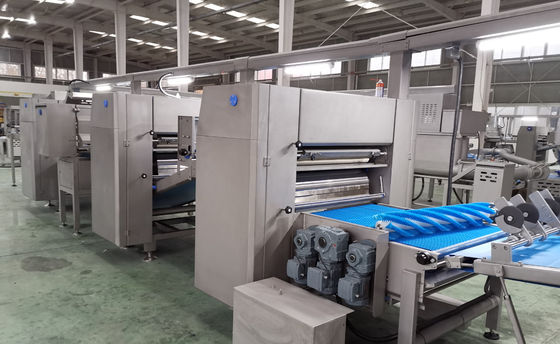 acheter Ligne de production de pâtisserie entièrement automatique avec système de contrôle PLC Siemens et alimentation 220V/380V pour la fabrication automatisée de pâtisserie fabrication en ligne