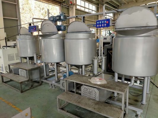 acheter La chaîne de production de mélange de gâteau du conteneur 4 cousent le moteur avec la dimension de 3.5m×2.5m×2.2m fabrication en ligne