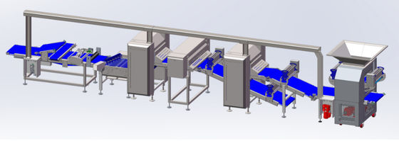 acheter Machine flexible de lamineur de la pâte de pâtisserie avec la structure modulaire de Multirollers fabrication en ligne